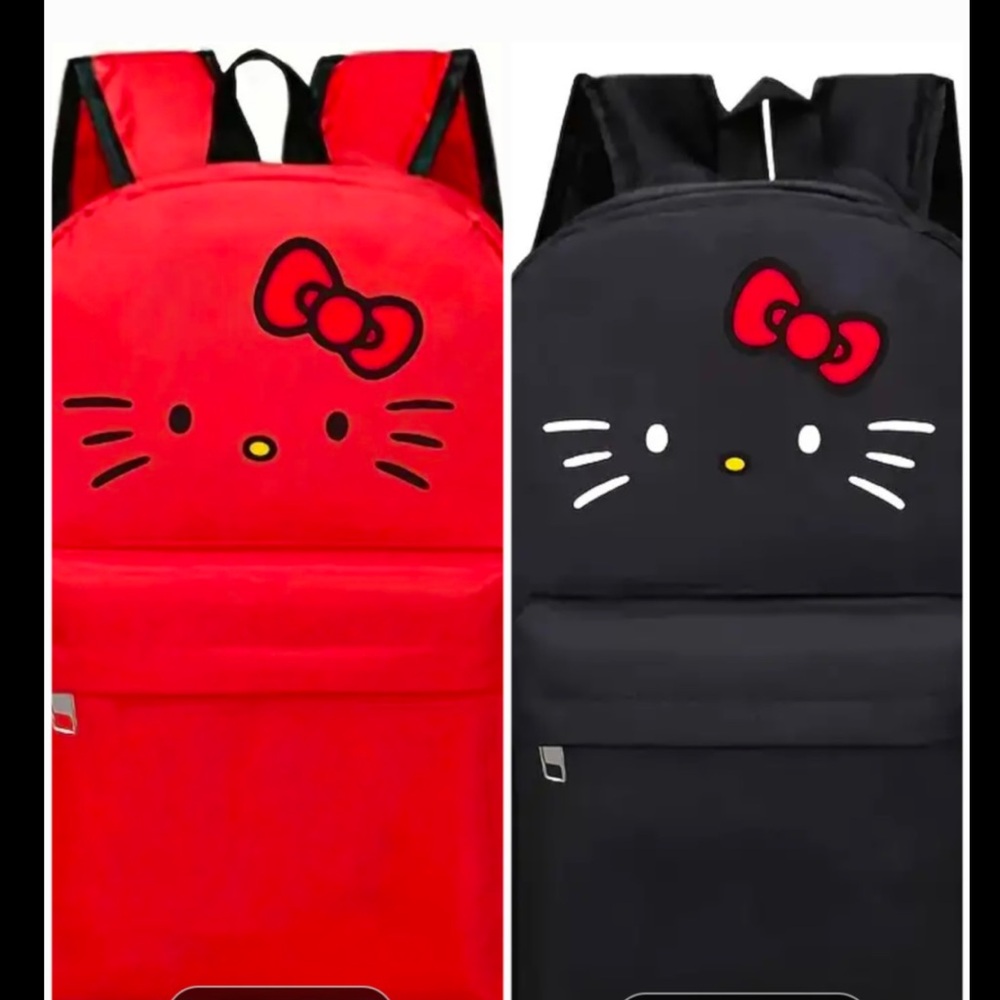 🆕 Hello Kitty - Oxford Cloth Backpack - Large Capacity - Laptop Compartment